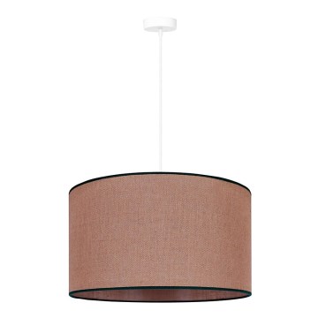 Duolla - Підвісна люстра ROLLER 1xE27/15W/230V діаметр 40 см коричневий/чорний