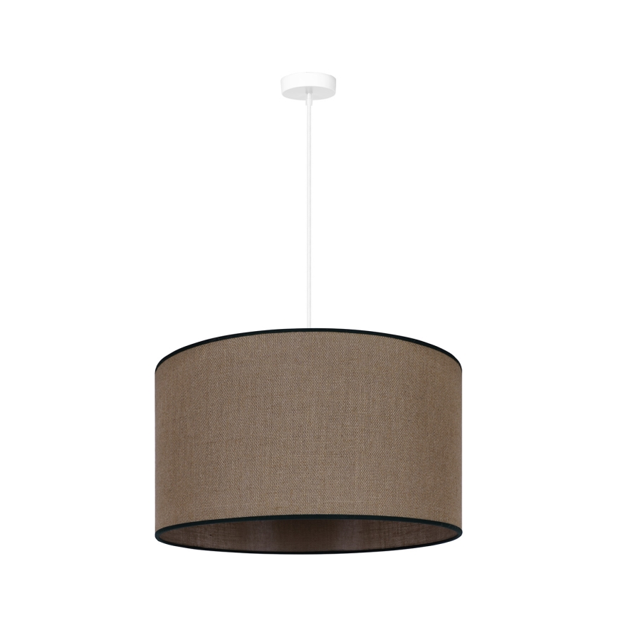 Duolla - Підвісна люстра ROLLER 1xE27/15W/230V діаметр 40 см коричневий/чорний