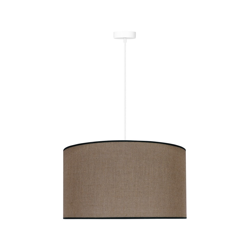 Duolla - Підвісна люстра ROLLER 1xE27/15W/230V діаметр 40 см коричневий/чорний