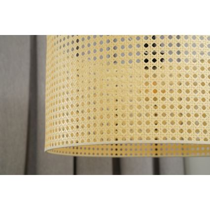 Duolla - Підвісна люстра ROLLER RATTAN 1xE27/15W/230V діаметр 45 см бежевий