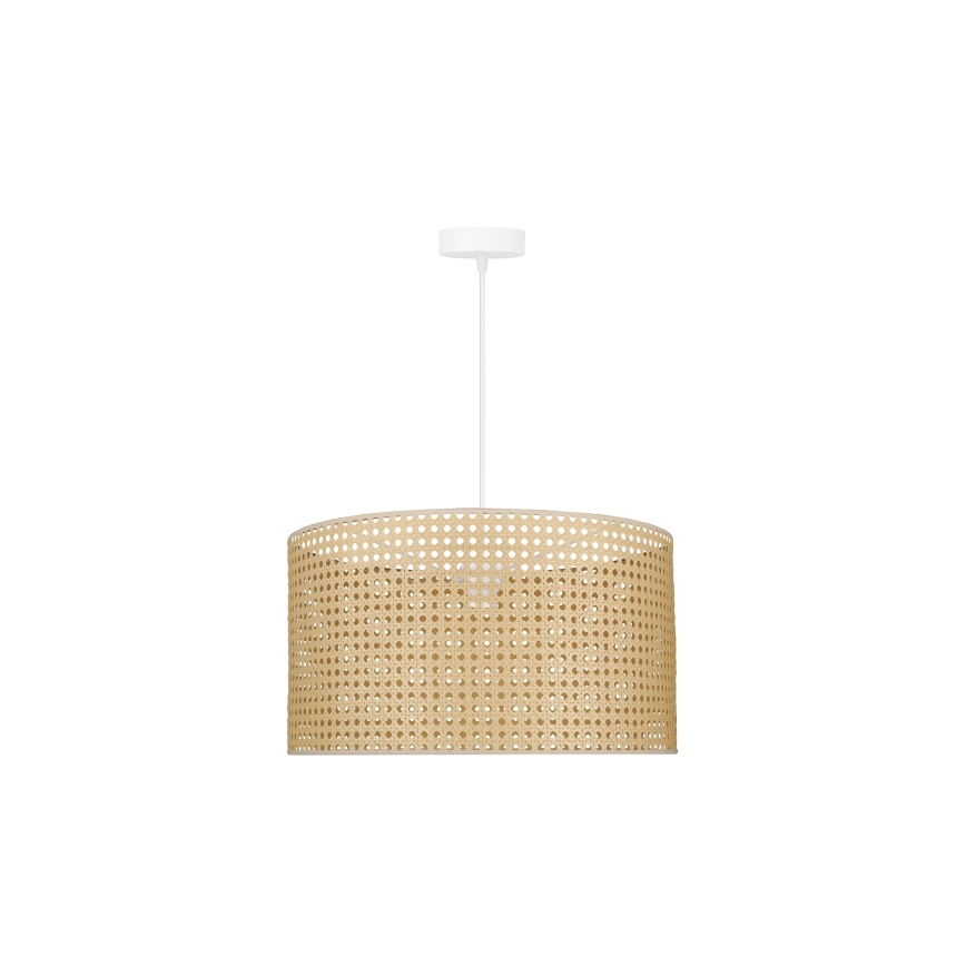 Duolla - Підвісна люстра ROLLER RATTAN 1xE27/15W/230V діаметр 45 см бежевий