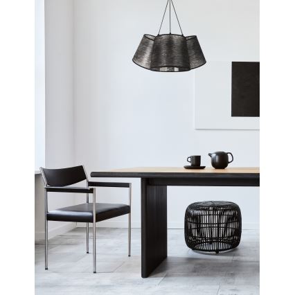 Duolla - Підвісна люстра ROSSA 3xE27/40W/230V чорний