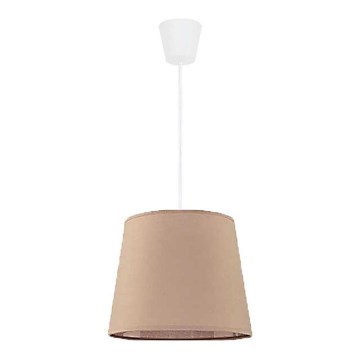 Duolla - Підвісна люстра SOLO 1xE27/40W/230V діаметр 24 см бежевий