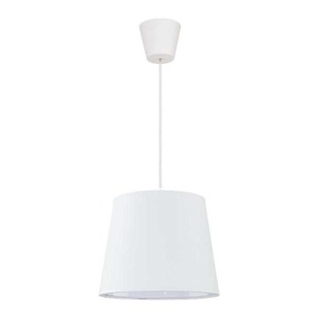 Duolla - Підвісна люстра SOLO 1xE27/40W/230V діаметр 24 см білий