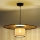 Duolla - Підвісна люстра TOKYO RATTAN 1xE27/15W/230V діаметр 50 см золотий/ротанґ