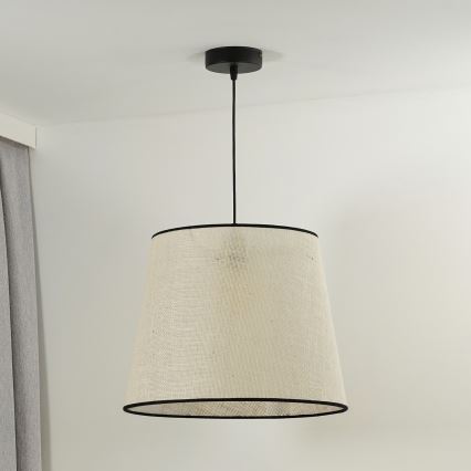 Duolla - Підвісна люстра YUTE 1xE27/15W/230V діаметр 38 см сірий/чорний