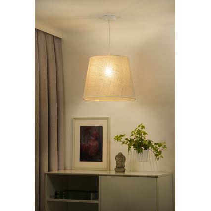 Duolla - Підвісна люстра YUTE 1xE27/15W/230V діаметр 38 см сірий