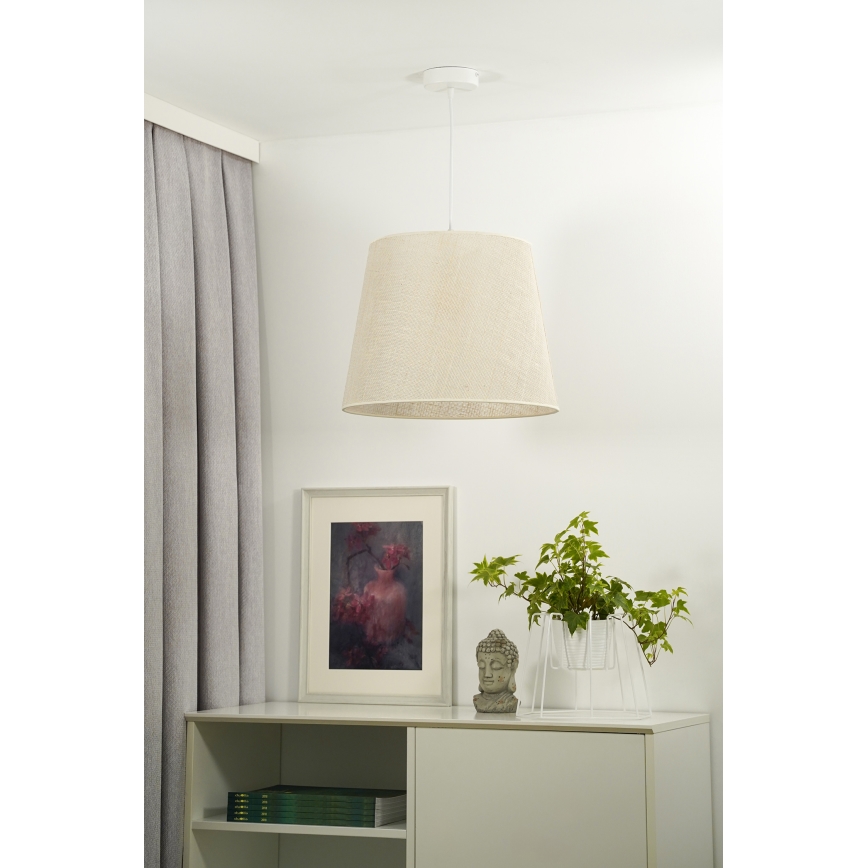 Duolla - Підвісна люстра YUTE 1xE27/15W/230V діаметр 38 см сірий