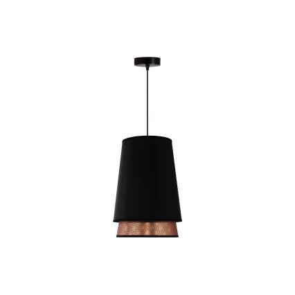 Duolla - Подвесная люстра BELL SHINY 1xE27/15W/230V диаметр 25 см черный/медный