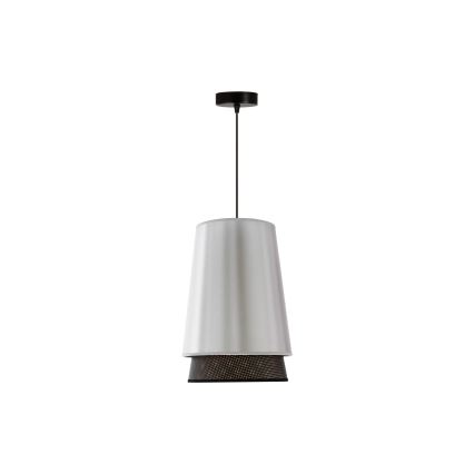Duolla - Подвесная люстра BELL SHINY 1xE27/15W/230V диаметр 25 см серебристый/черный