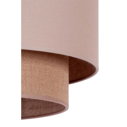 Duolla - Подвесная люстра BOHO 1xE27/15W/230V диаметр 45 см бежевый/коричневый