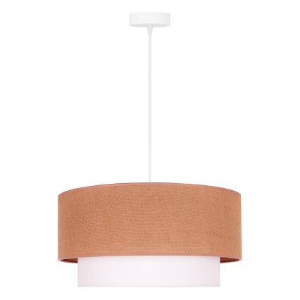 Duolla - Подвесная люстра BOHO 1xE27/40W/230V диаметр 45 см бежевый/белый