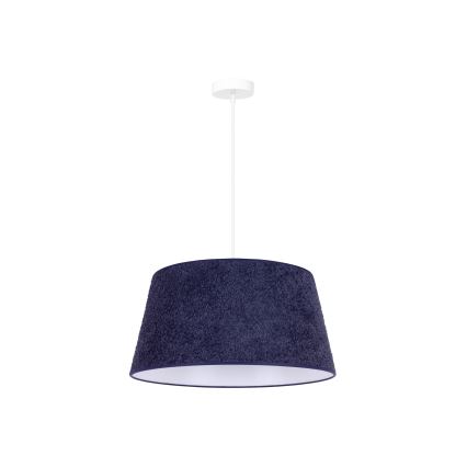 Duolla - Подвесная люстра BOUCLE 1xE27/15W/230V диаметр 50 см синий