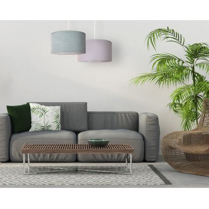 Duolla - Подвесная люстра BRISTOL 1xE27/15W/230V диаметр 45 см зеленый/белый