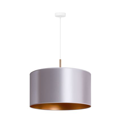 Duolla - Подвесная люстра CANNES 1xE27/15W/230V диаметр 45 см серебряный/медь
