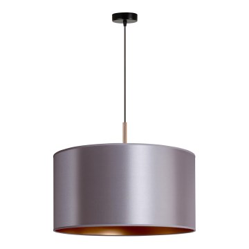 Duolla - Подвесная люстра CANNES 1xE27/15W/230V диаметр 45 см серебряный/медь