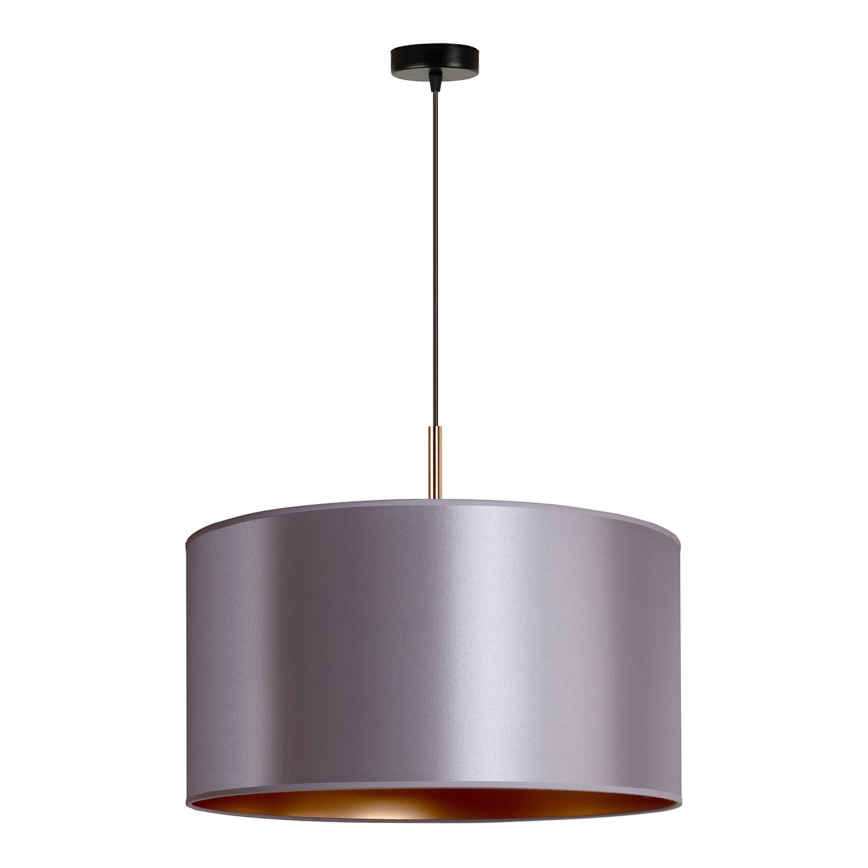 Duolla - Подвесная люстра CANNES 1xE27/15W/230V диаметр 45 см серебряный/медь