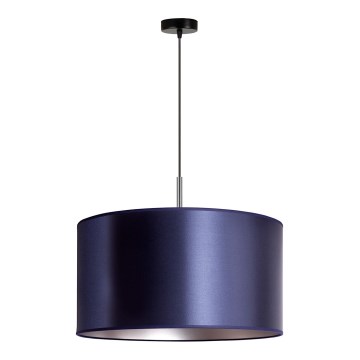 Duolla - Подвесная люстра CANNES 1xE27/15W/230V диаметр 45 см синий/серебряный