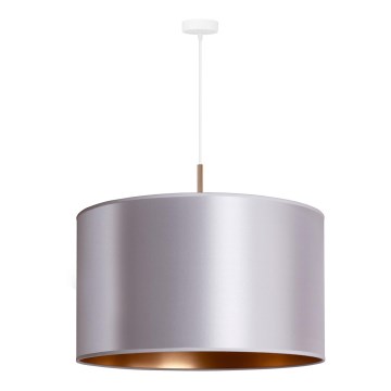 Duolla - Подвесная люстра CANNES 1xE27/15W/230V диаметр 50 см серебряный/медь
