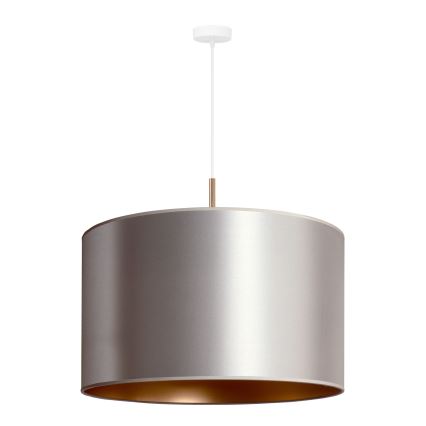 Duolla - Подвесная люстра CANNES 1xE27/15W/230V диаметр 50 см серебряный/медь