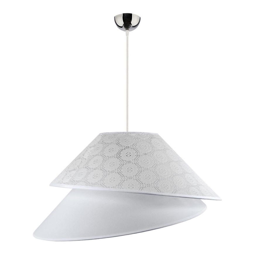 Duolla - Подвесная люстра COCO 1xE27/40W/230V диаметр 50 см белый