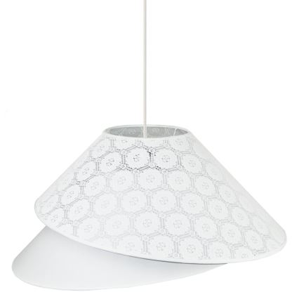 Duolla - Подвесная люстра COCO 1xE27/40W/230V диаметр 50 см белый
