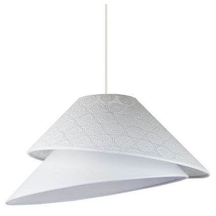 Duolla - Подвесная люстра COCO 1xE27/40W/230V диаметр 50 см белый