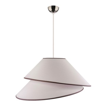 Duolla - Подвесная люстра COCO 1xE27/40W/230V диаметр 50 см белый