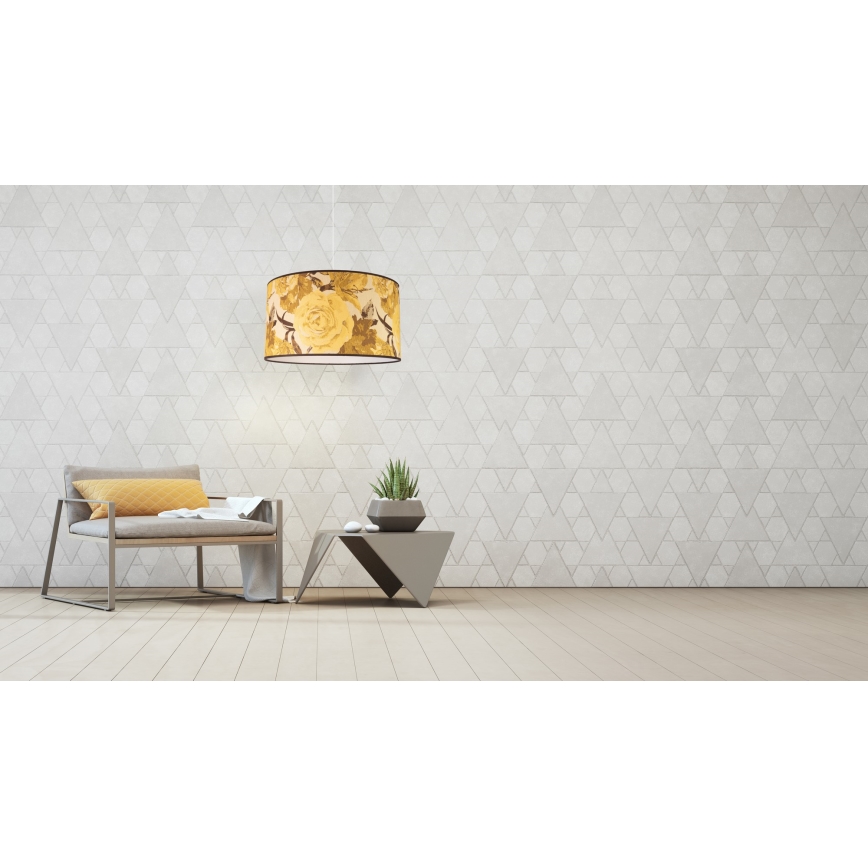 Duolla - Подвесная люстра CONSTANCE 1xE27/40W/230V диаметр 45 см желтый