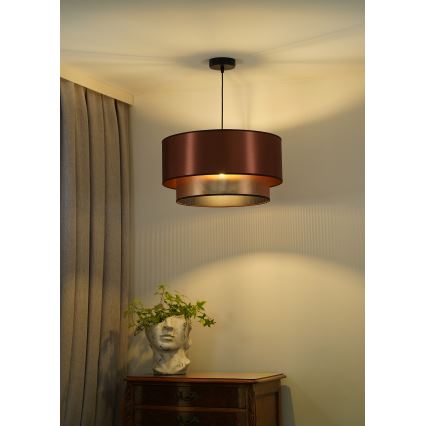 Duolla - Подвесная люстра COPPER SHINY 1xE27/15W/230V диаметр 45 см медный