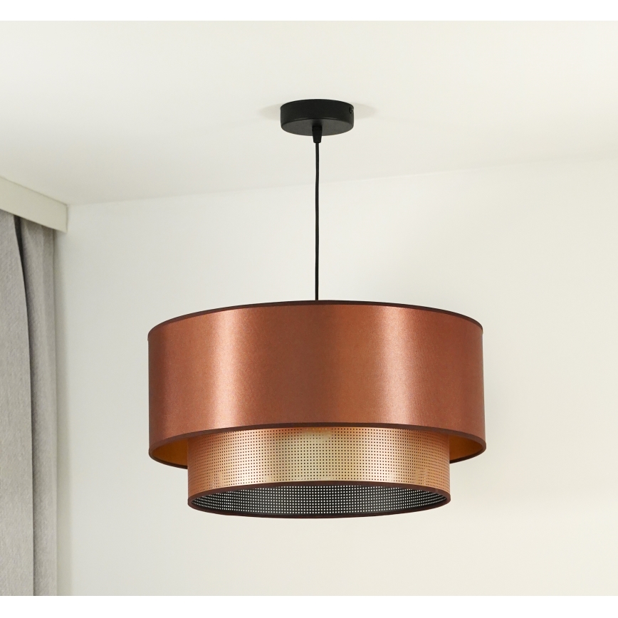 Duolla - Подвесная люстра COPPER SHINY 1xE27/15W/230V диаметр 45 см медный