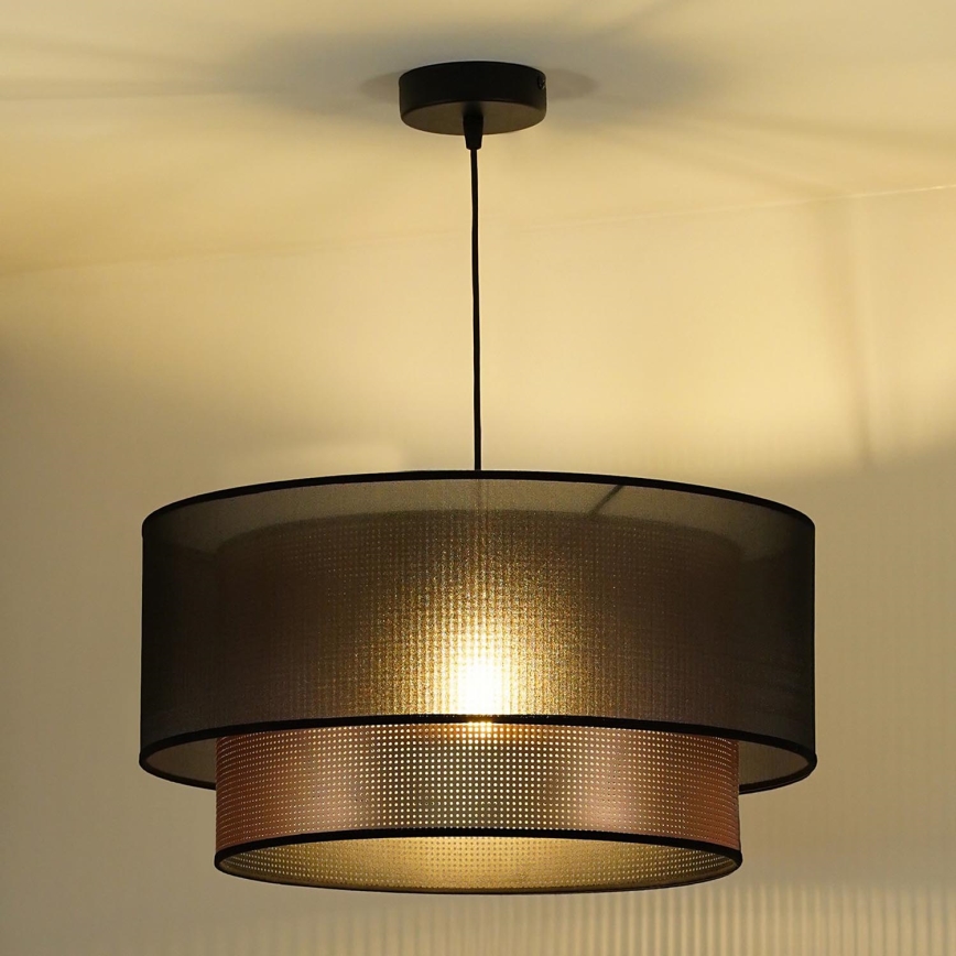Duolla - Подвесная люстра COPPER SHINY 1xE27/15W/230V диаметр 45 см коричневый/медный