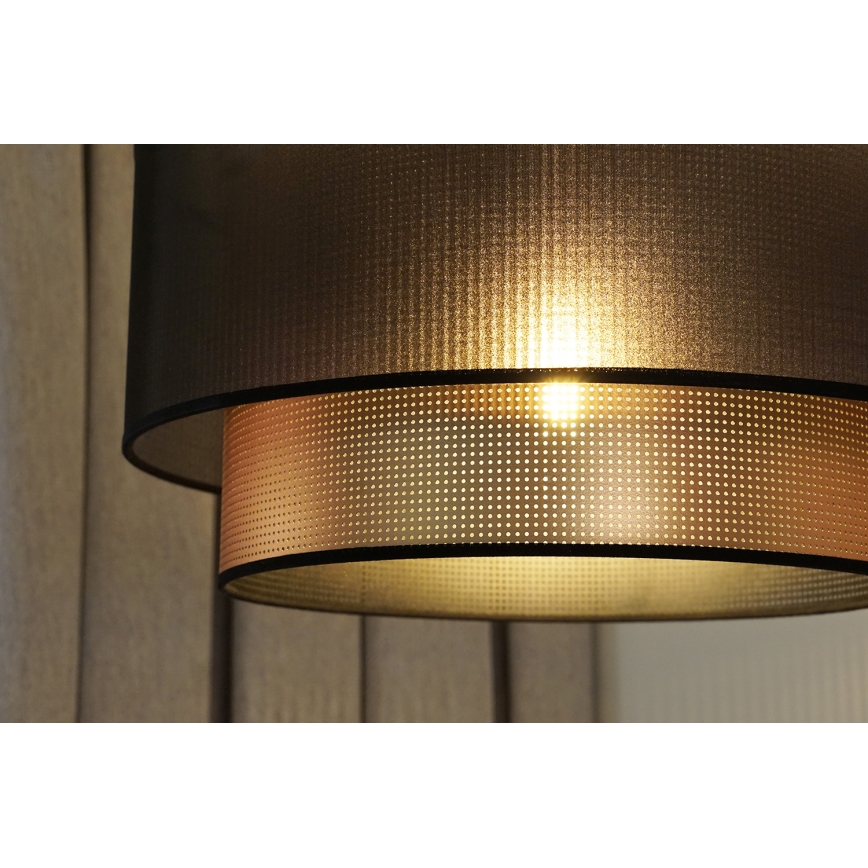 Duolla - Подвесная люстра COPPER SHINY 1xE27/15W/230V диаметр 45 см коричневый/медный