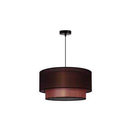 Duolla - Подвесная люстра COPPER SHINY 1xE27/15W/230V диаметр 45 см коричневый/медный