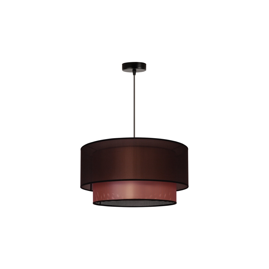 Duolla - Подвесная люстра COPPER SHINY 1xE27/15W/230V диаметр 45 см коричневый/медный