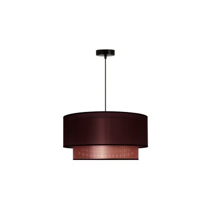 Duolla - Подвесная люстра COPPER SHINY 1xE27/15W/230V диаметр 45 см коричневый/медный