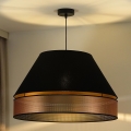 Duolla - Подвесная люстра COPPER SHINY 1xE27/15W/230V диаметр 60 см черный/медный