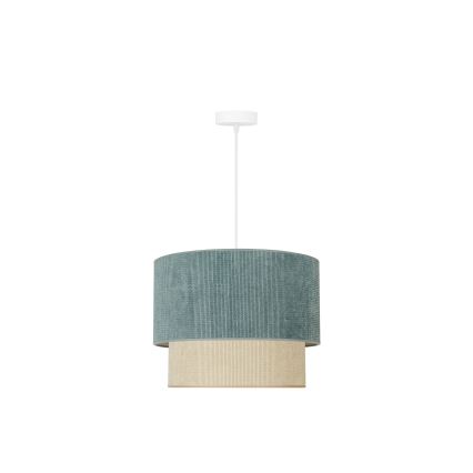 Duolla - Подвесная люстра CORDUROY 1xE27/15W/230V диаметр 40 см синий/бежевый