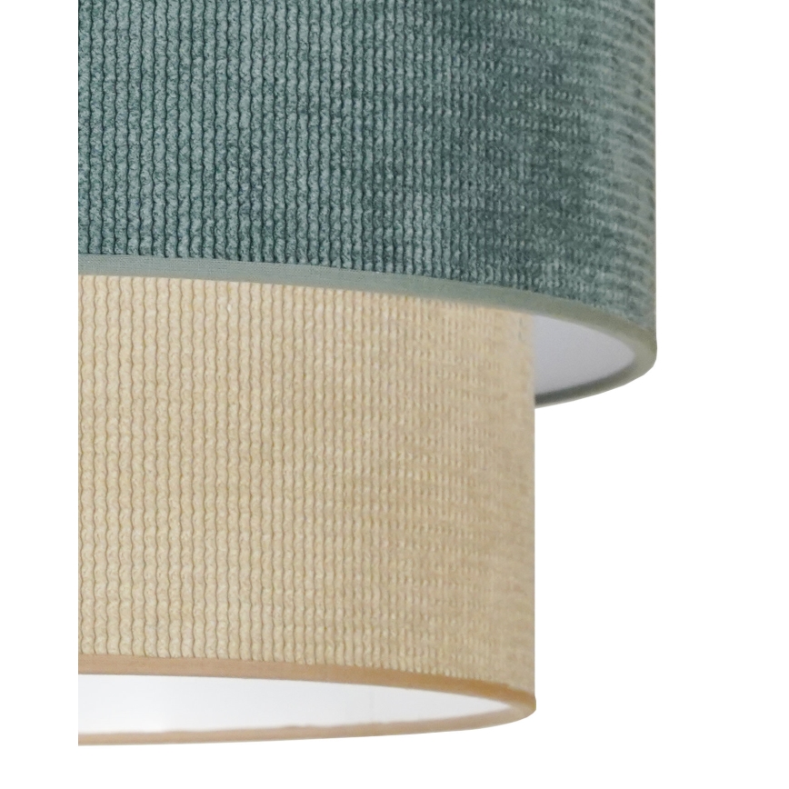 Duolla - Подвесная люстра CORDUROY 1xE27/15W/230V диаметр 40 см синий/бежевый