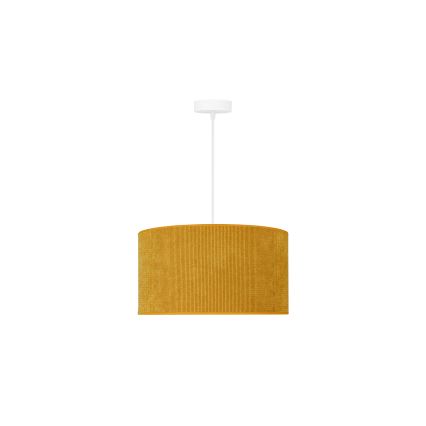 Duolla - Подвесная люстра CORDUROY 1xE27/15W/230V диаметр 40 см желтый
