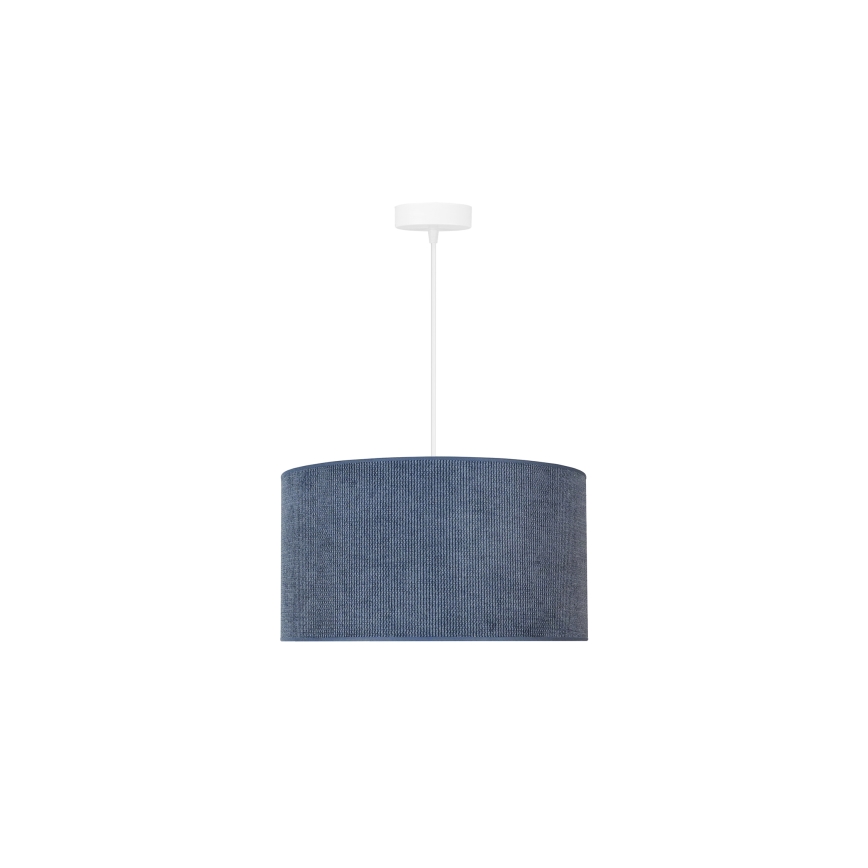 Duolla - Подвесная люстра CORDUROY 1xE27/15W/230V темный диаметр 40 см синий