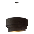 Duolla - Подвесная люстра DEVON 1xE27/40W/230V диаметр 45 см черный/золотистый