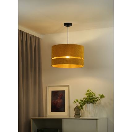 Duolla - Подвесная люстра DOUBLE 1xE27/15W/230V диаметр 40 см оранжевый