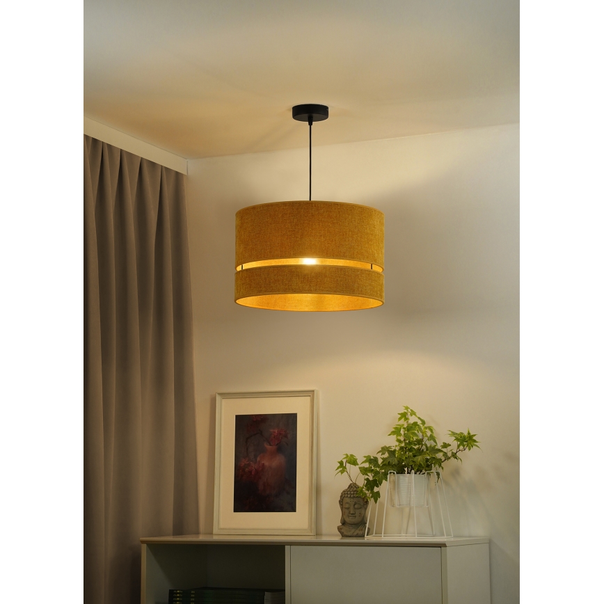 Duolla - Подвесная люстра DOUBLE 1xE27/15W/230V диаметр 40 см оранжевый