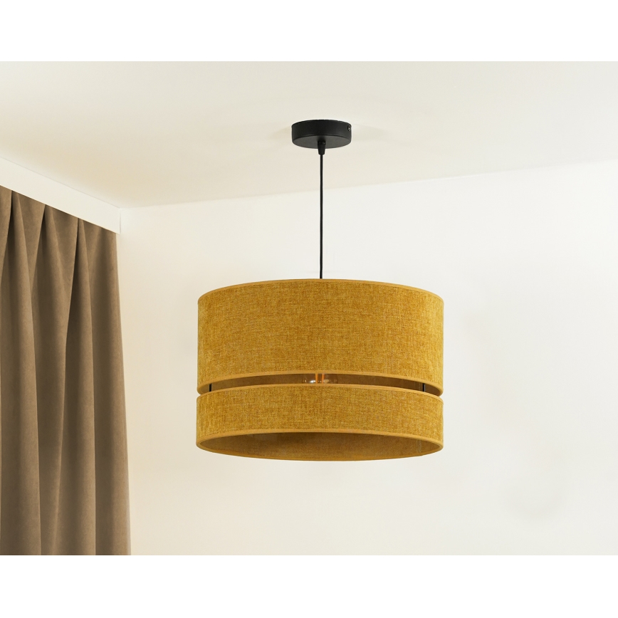 Duolla - Подвесная люстра DOUBLE 1xE27/15W/230V диаметр 40 см оранжевый