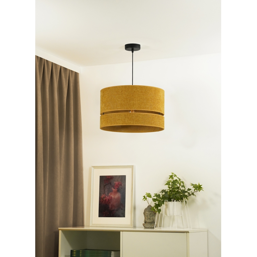 Duolla - Подвесная люстра DOUBLE 1xE27/15W/230V диаметр 40 см оранжевый