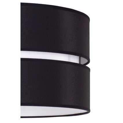 Duolla - Подвесная люстра DUO 1xE27/15W/230V диаметр 40 см черный/белый