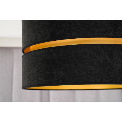 Duolla - Подвесная люстра DUO 1xE27/15W/230V диаметр 40 см черный/золотистый