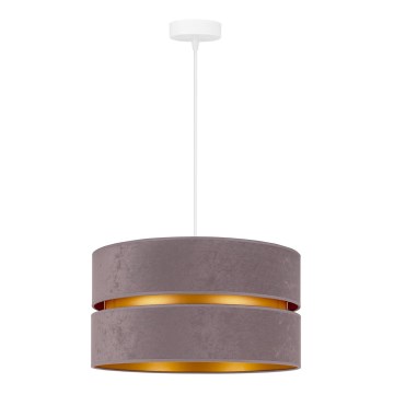 Duolla - Подвесная люстра DUO 1xE27/15W/230V диаметр 40 см серый