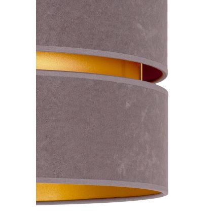 Duolla - Подвесная люстра DUO 1xE27/15W/230V диаметр 40 см серый